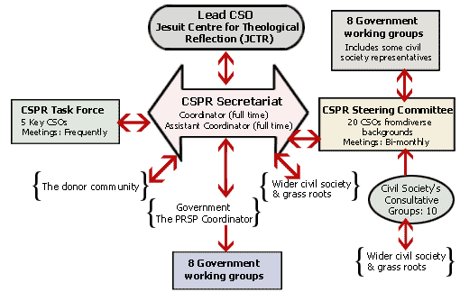 CSPR Organizational structure