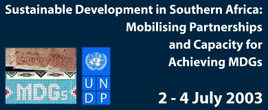 Sustainable Development in Southern Africa: Mobilising Partnerships and Capacity for Achieving MDGs