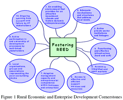 Figure 1 Rural Economic and Enterprise Development Cornerstones